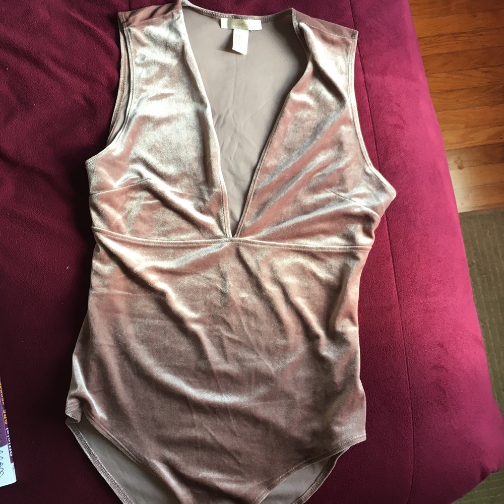 Forever 21 Velvet Bodysuit